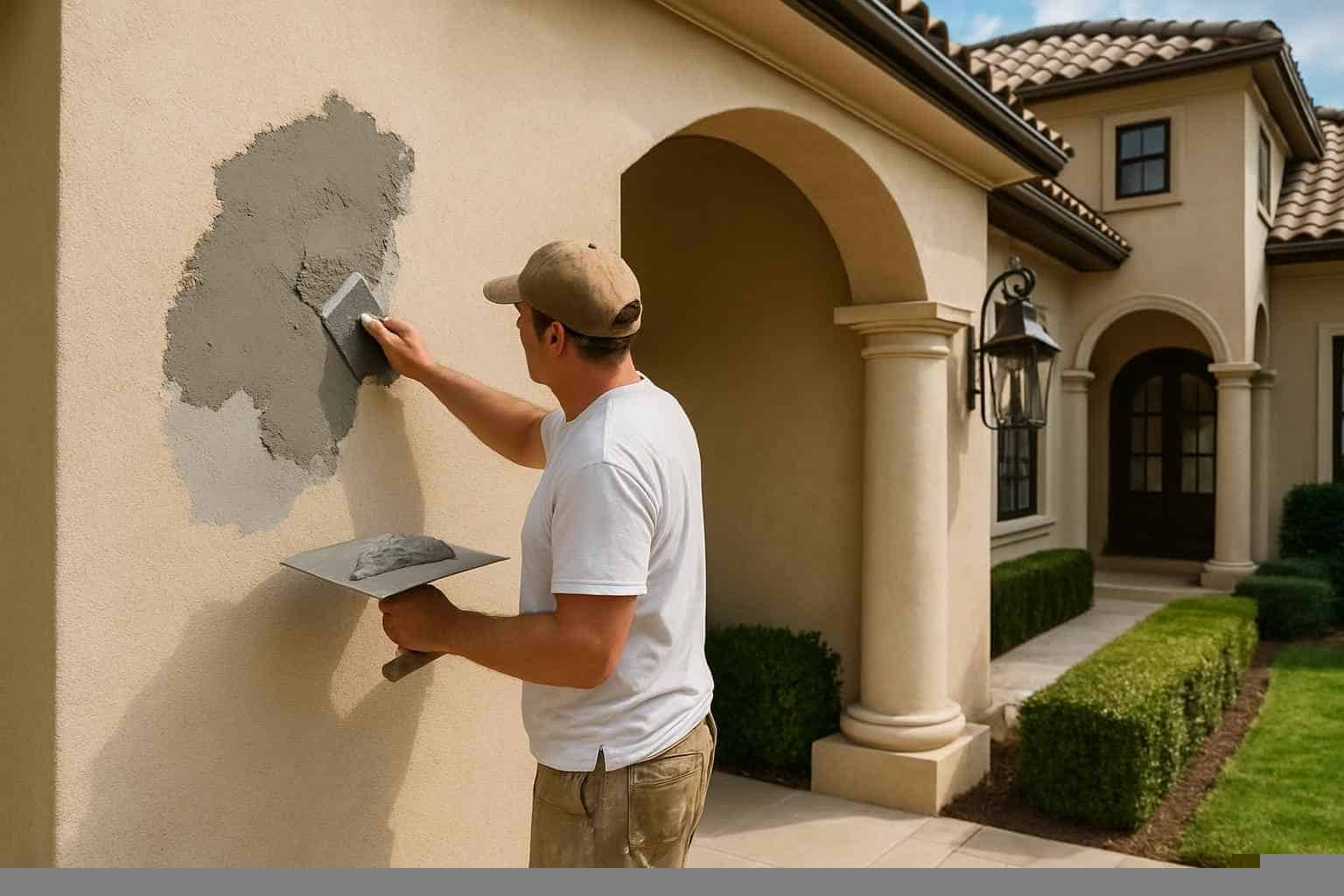 Stucco Patch Service in Marble Falls TX