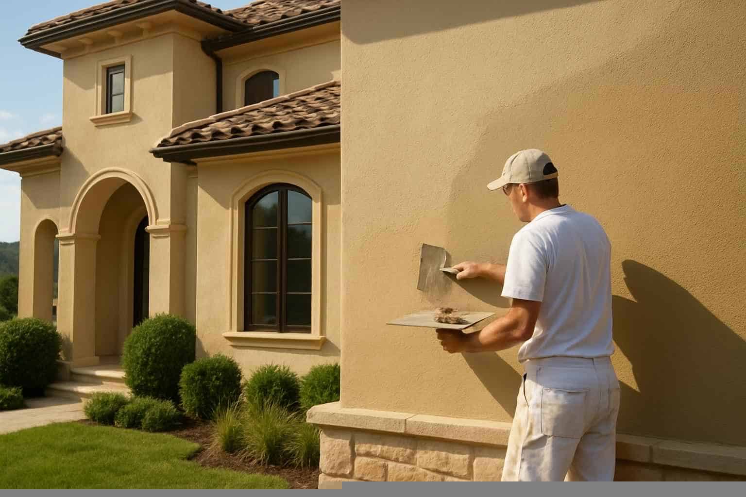 Stucco Recoat Service in Marble Falls TX