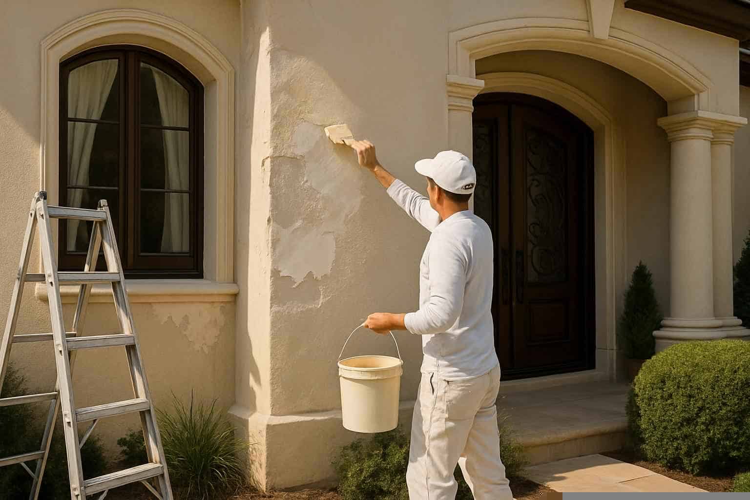 Stucco Repair Paint Service in Burnet TX