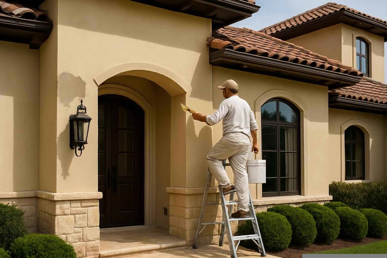 Stucco Repair Paint Service in Marble Falls TX