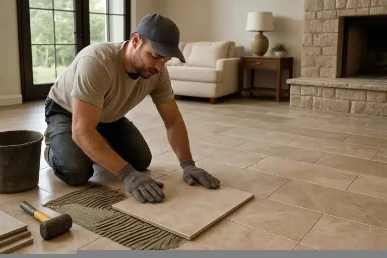 tile flooring installer in fischer tx