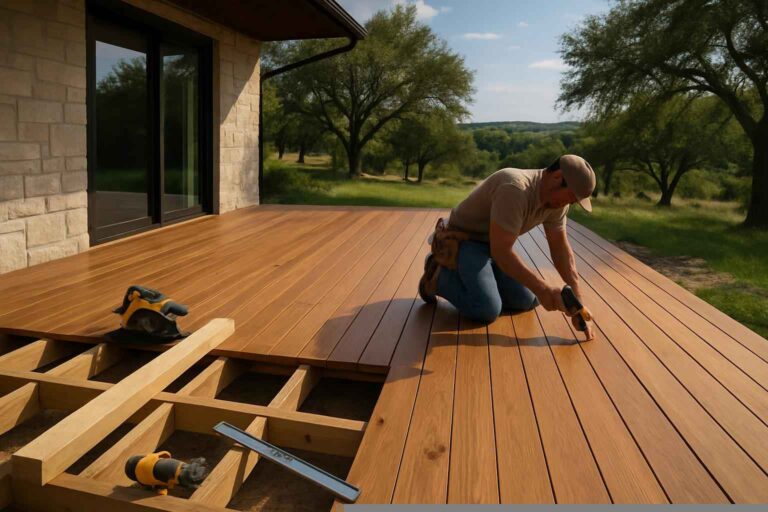 Deck Construction Contractor In Burnet TX wood deck builder in burnet tx