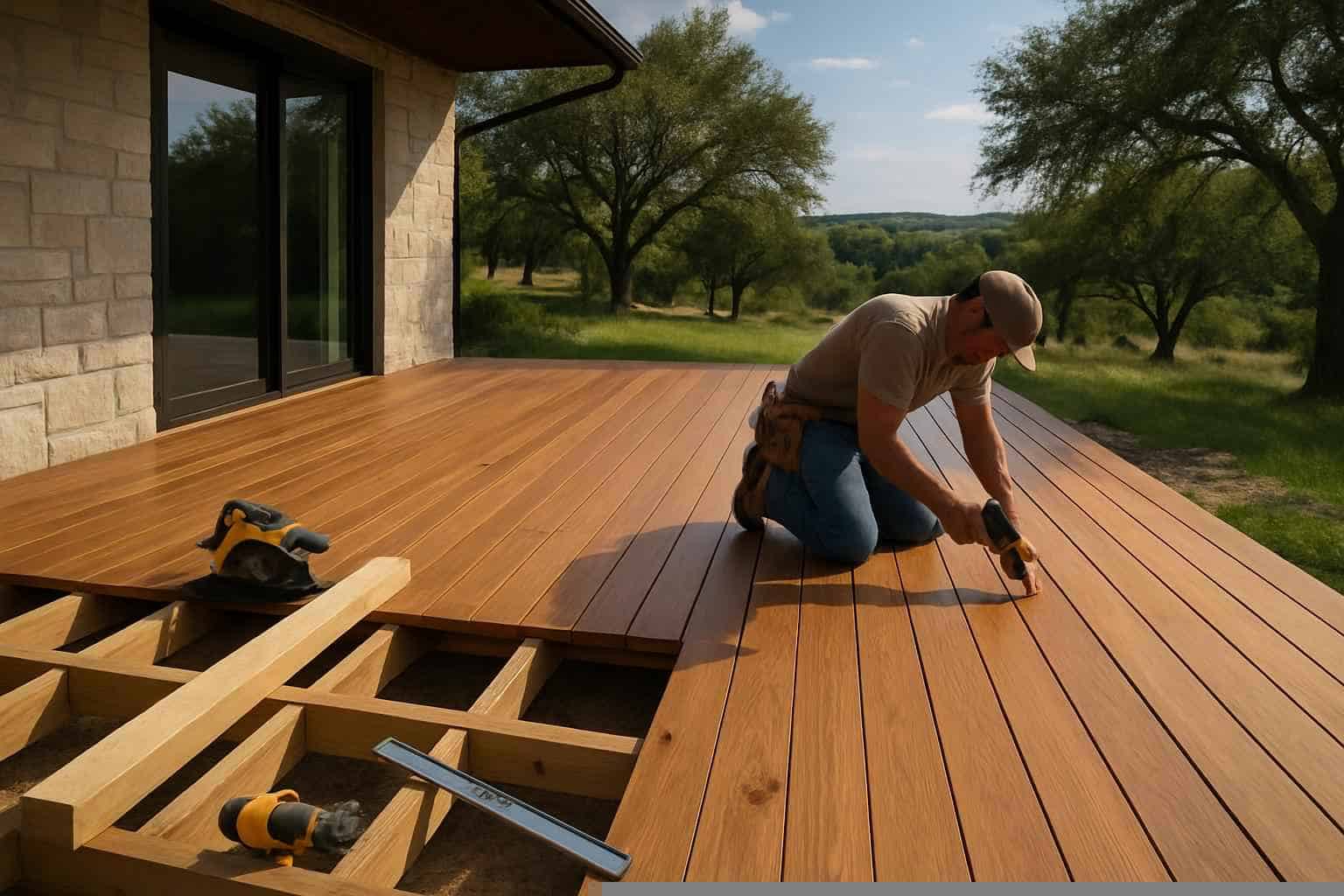 Wood Deck Builder in Burnet TX