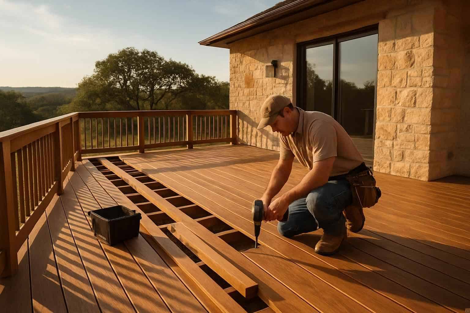 Deck Construction Contractor In Fischer TX Wood Deck Builder in Fischer TX