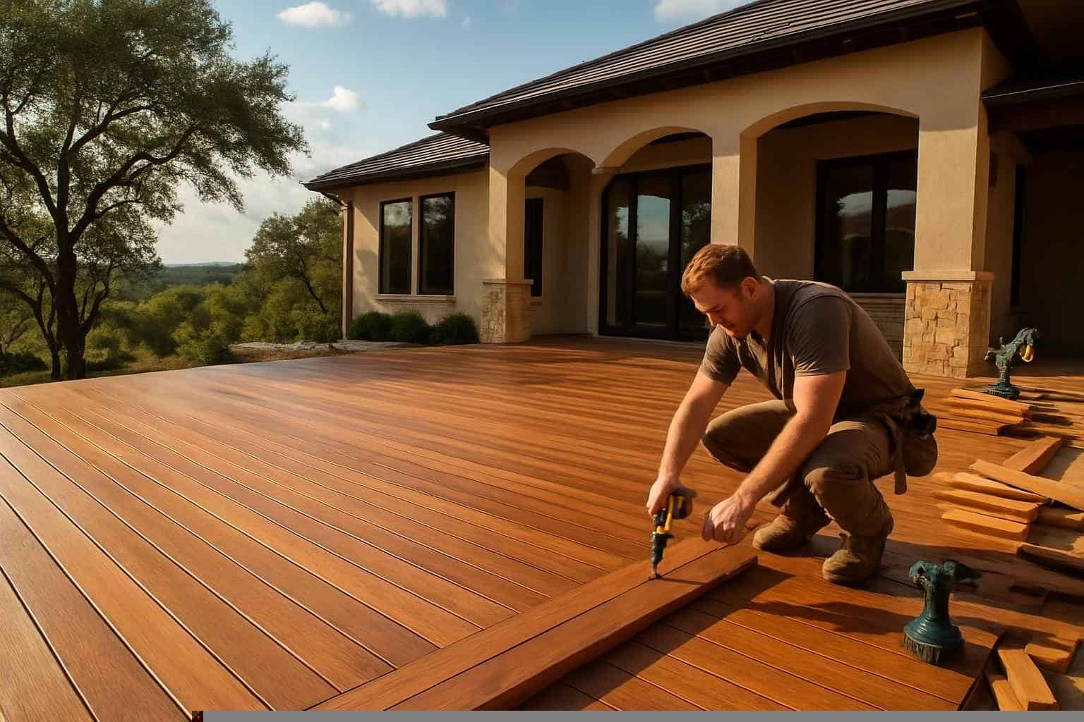 Deck Construction Contractor In Marble Falls TX Wood Deck Builder in Marble Falls TX