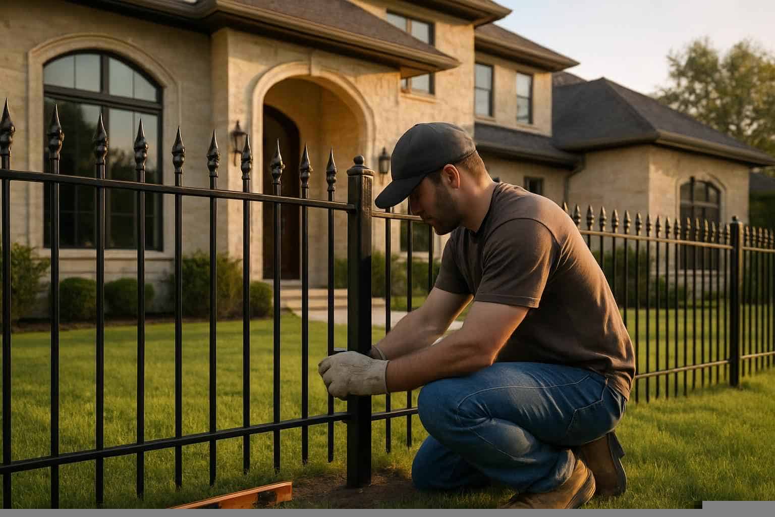 Wrought Iron Fence Installer in Burnet TX