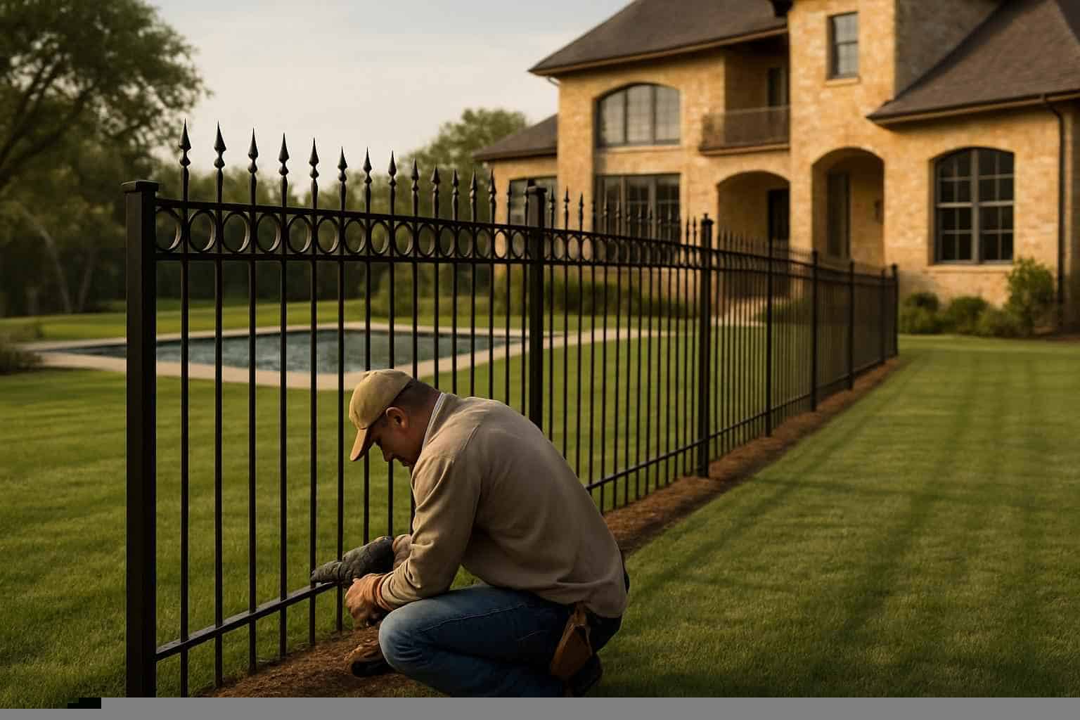 Wrought Iron Fence Installer in Marble Falls TX