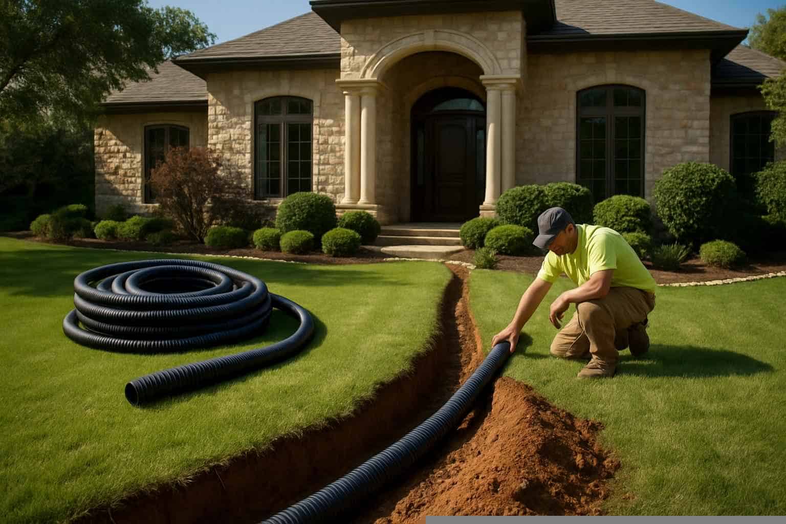 Yard Drainage Company in Burnet TX