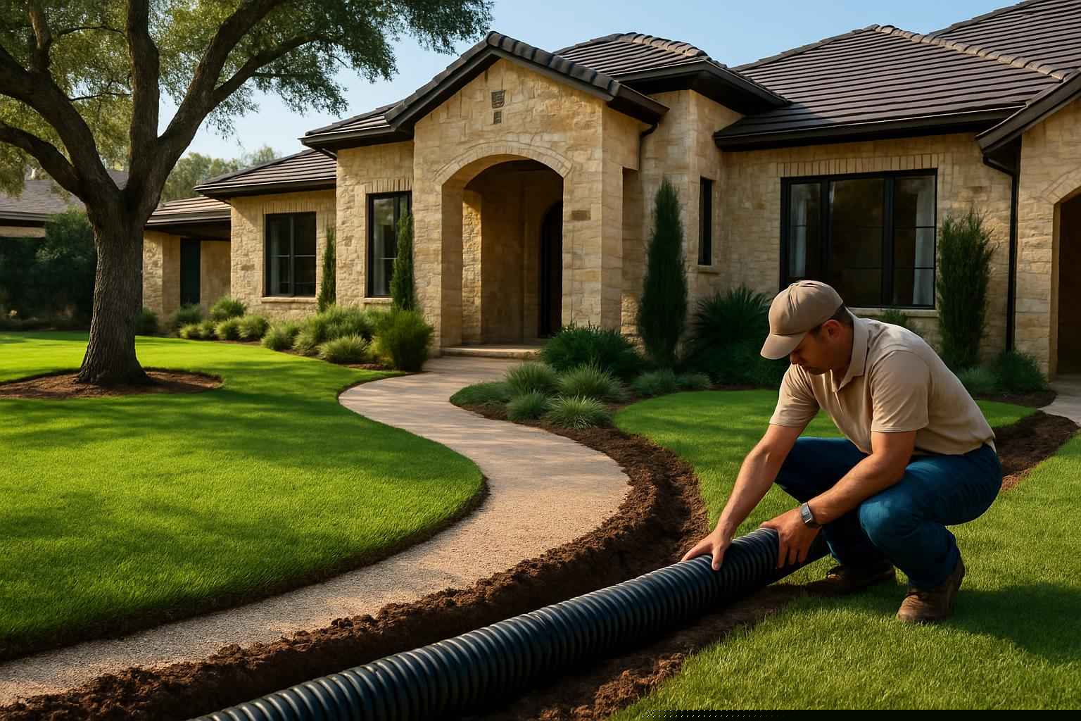 Yard Drainage Company in Fischer TX