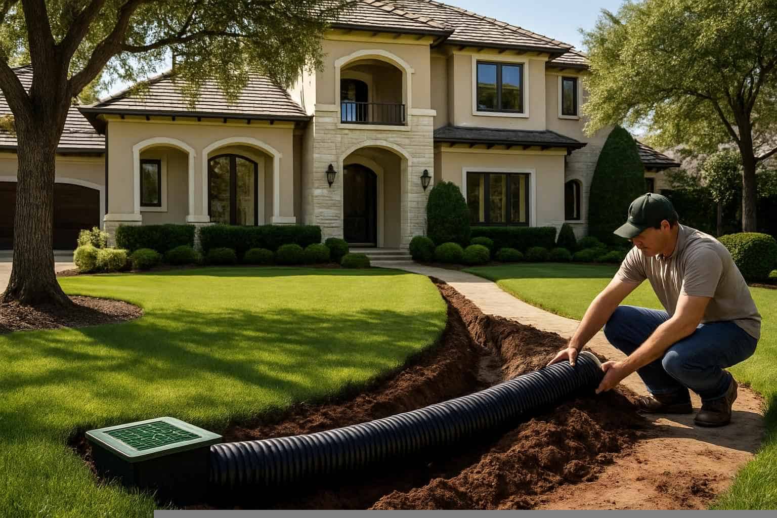 Yard Drainage Company in Marble Falls TX
